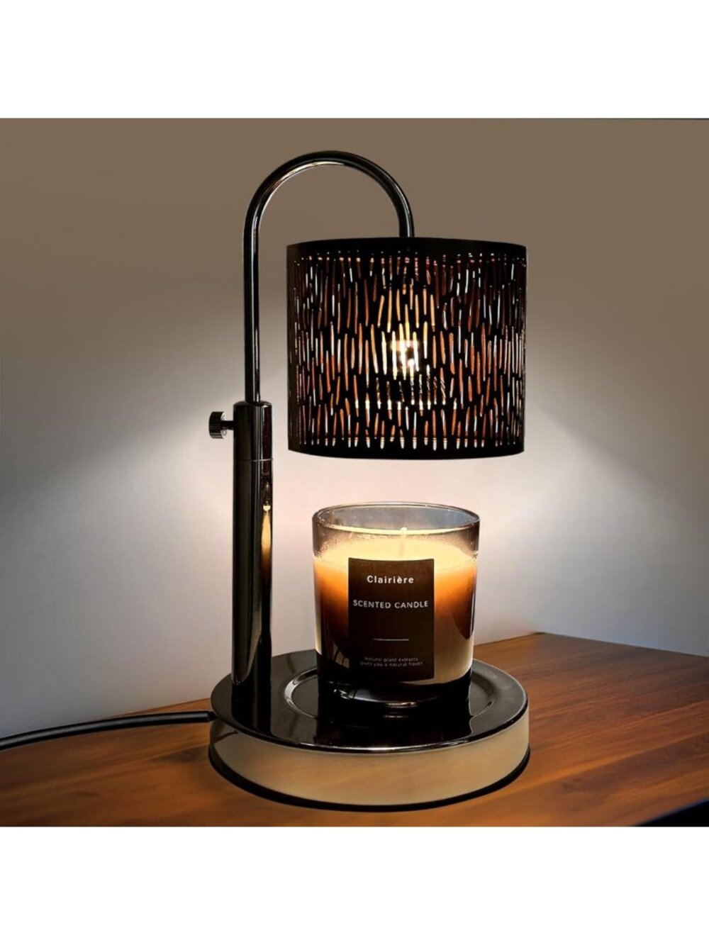 Electric Candle Warmer Lamp with Timer & Dimmer - Vintage Home Decor Gift